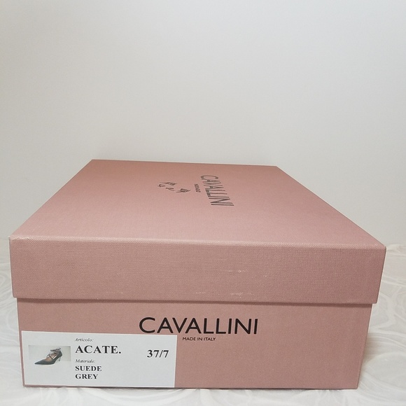 CAVALLINI CRISSCROSS ANKLE STRAP HEELS W/ ZIPPER - Picture 5 of 5